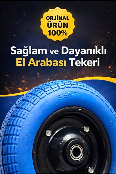 YENAL Profesyonel Patlamaz Yeni Nesil Pu El Arabasi Tekeri Saglam Uzun Ömürlü...