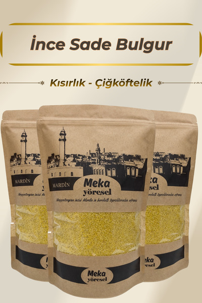meka yöresel Mardin Kısırlık Çiğköftelik İnce Bulgur ◆ Sade ◆ Yöresel Doğal Ü...