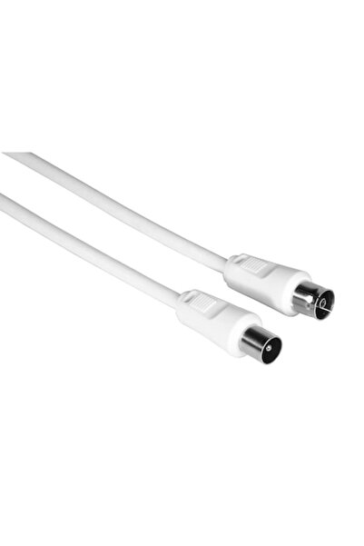 Hama Cablu coaxial 205030, 5 metri, alb, 75 dB