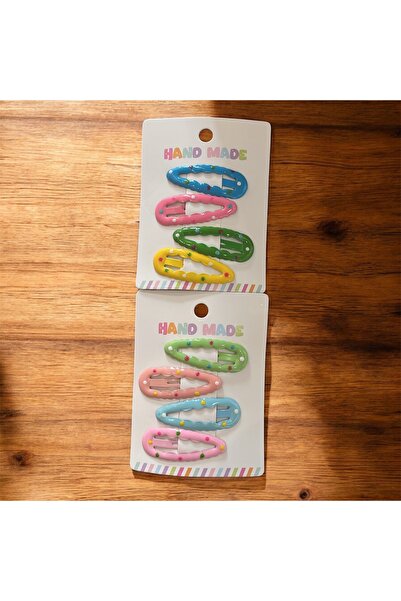 Store 4 Adet Karışık Renkli Çıtçıt Toka 🎀