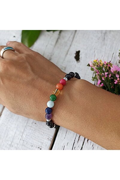 Ezera 7 Chakras Bracelet Sandina with Crystals 6mm