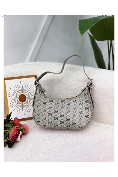 YEDİLALE Monogram Patterned Women's Shoulder Bag