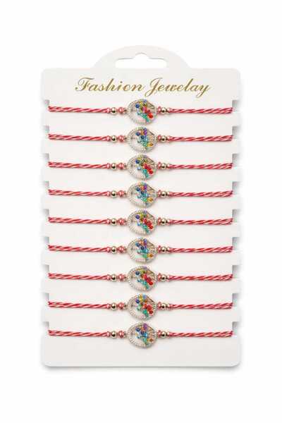 OEM Set of 12 martisor bracelets, different martisor designs for the month of...