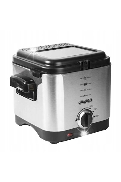 MESKO Friteuză MS 4910, 1,5 l, 900 W, oțel inoxidabil 304, cu capac transparent