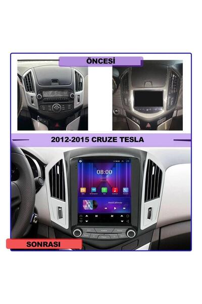 ARLOX Cruze Yeni Göğüs Tesla Multimedya 4/64 Carplay Kablosuz 2012- Sonrası