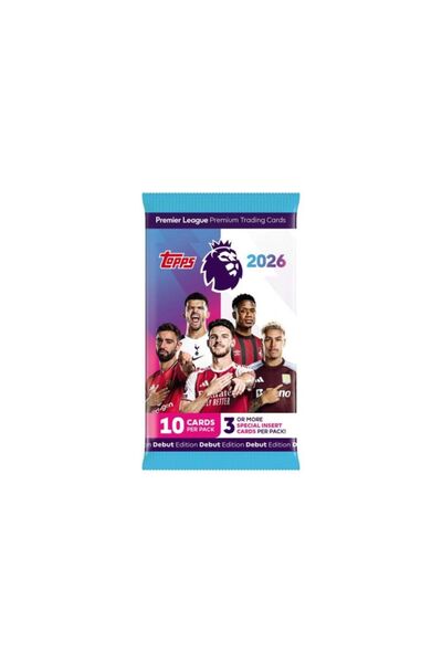 Topps الدوري الإنجليزي الممتاز 2025/26 - (عبوة واحدة عشوائية)
