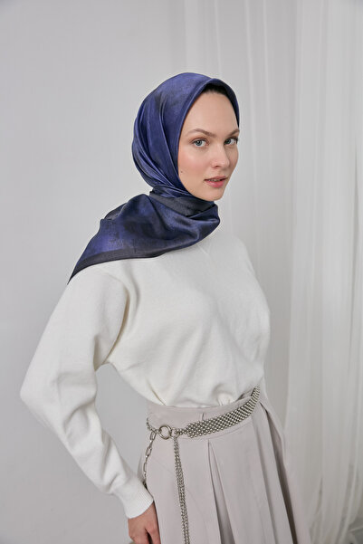 Silk Home Morcivert Etnik Desen Parlak Shiny Eşarp 75013-02