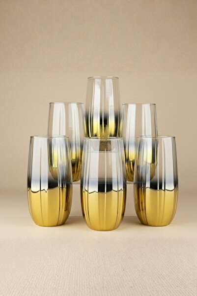 rova tr Botanica Series Special Design Glass Set for 6 People - Soft Drink an...