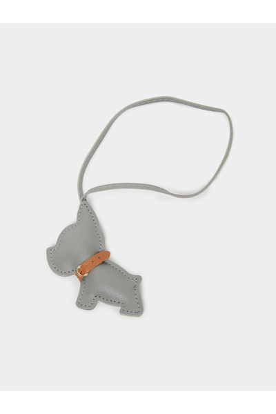 Styli Grey Dog Bag Charm