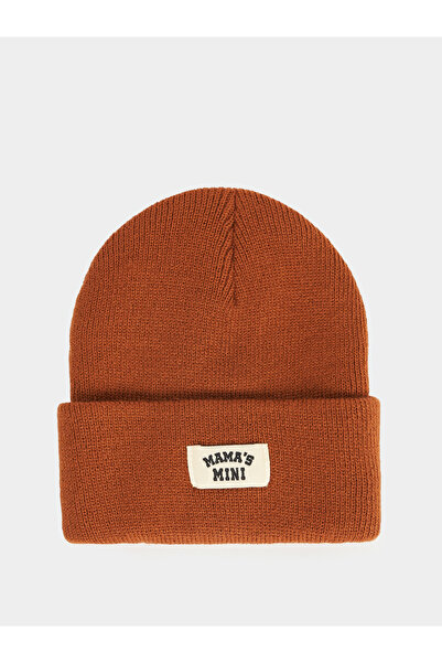 Styli Patch Detail Knitted Hat