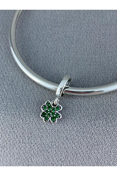 My Story Dört Yapraklı Yonca Mini Sallantılı Gümüş Charm
