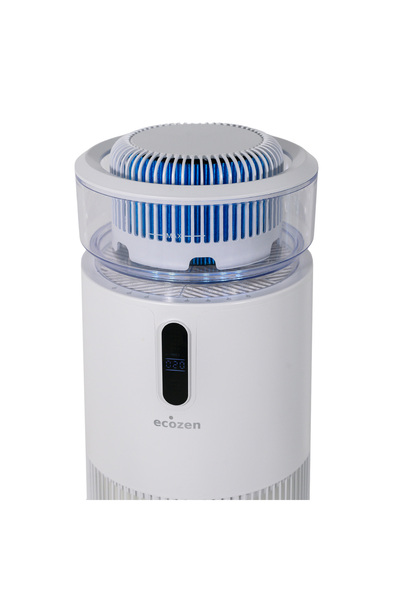 Ecozen Purificator de aer cu umidificator AquaPure 8301, HEPA + Carbon + UV-C, 50 m², Silentios