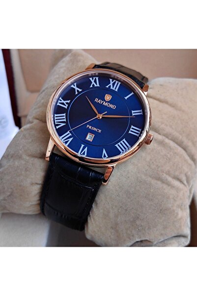 Raymond Navy Blue Classic Men's Wristwatch