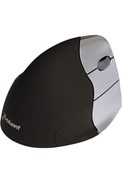 Evoluent Mouse vertical, USB, negru/argintiu