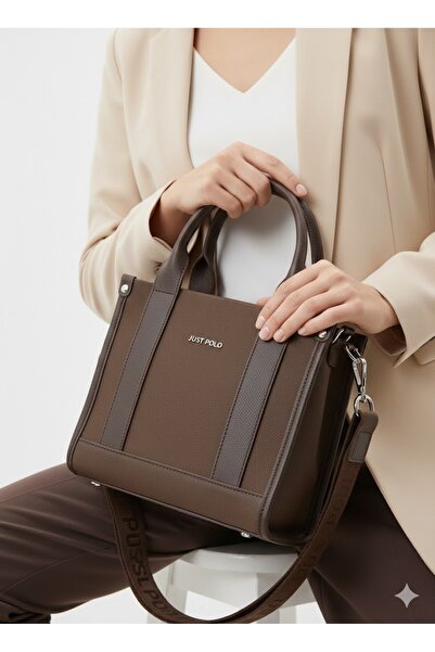 Just Polo Epi Women's Hand and Shoulder Bag Polo Fabric