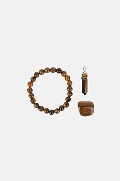 Muy Mucho Women Fashion Protection Bracelet Set, Brown