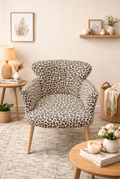 VENQM Figürlü Desenli Berjer