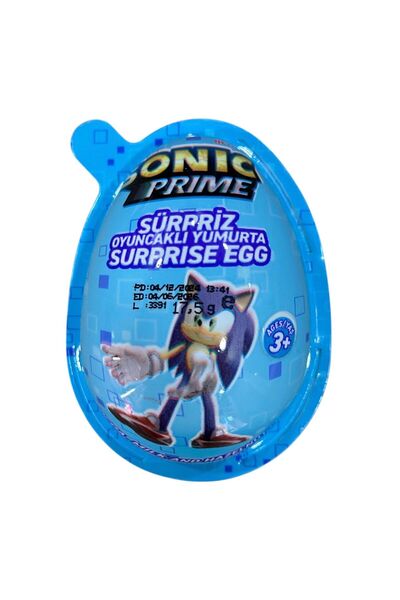 Thunder SONİC PRİME SÜRPRİZ OYUNCAKLI JOY YUMURTA 17,5GR *3'LÜ