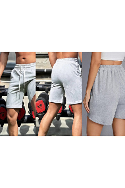 KİMSE GÖRMEDEN 3Pcs 3Lüset Sport Shorts Uni̇xes Comfortable Fit