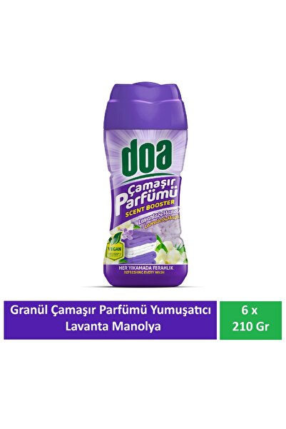 Doa Granül Çamaşır Parfümü & Çamaşır Yumuşatıcı Lavanta ve Manolya 6 x 210 Gr