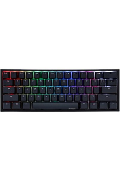 Ducky Геймърска клавиатура One 2 Mini RGB USB, черна, с американска разкладка