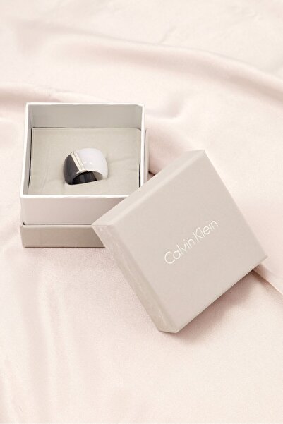 Calvin Klein Women Fashion Ring Visionary, Black