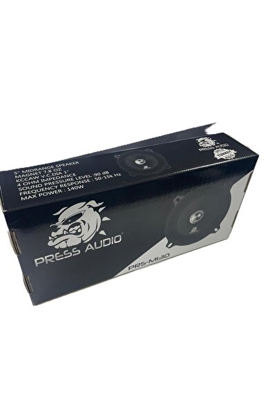 PRESS AUDİO 13 cm MİDRANGE 70 RMS ALÜMİNYUM KURŞUN GÖBEK PRS-M130