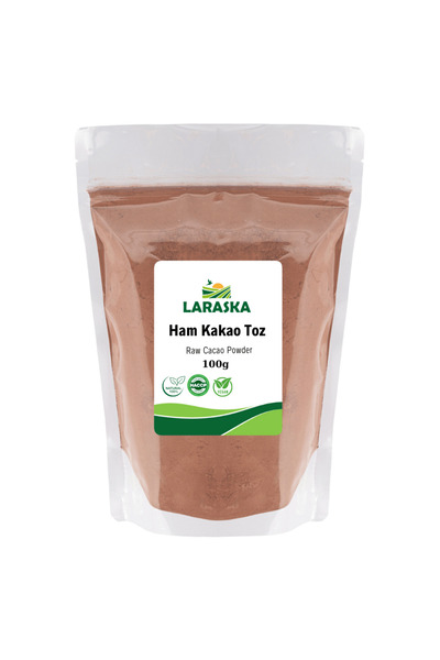 Laraska Natural Ham Kakao Toz 100g - Raw Cacao Powder