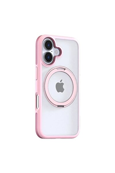 TORRAS Θήκη τηλεφώνου Ostand R Fusion, ροζ, για iPhone 16, περιστροφή 360°, μ...