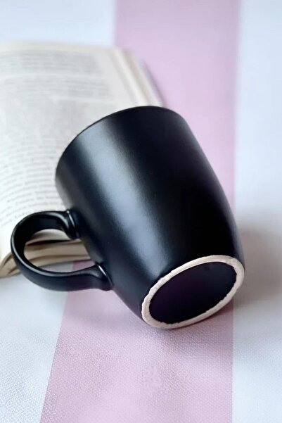 HEDİYELİKS Matte black cup mug