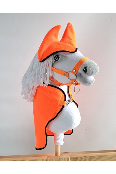 Other Hobby Horse A3 Set: Blanket + Fly Muffs - Neon Orange