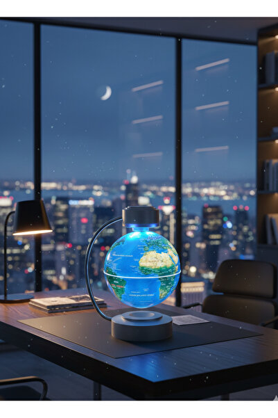 Meya design Manyetik Levitasyonlu Dekoratif Dünya Küresi