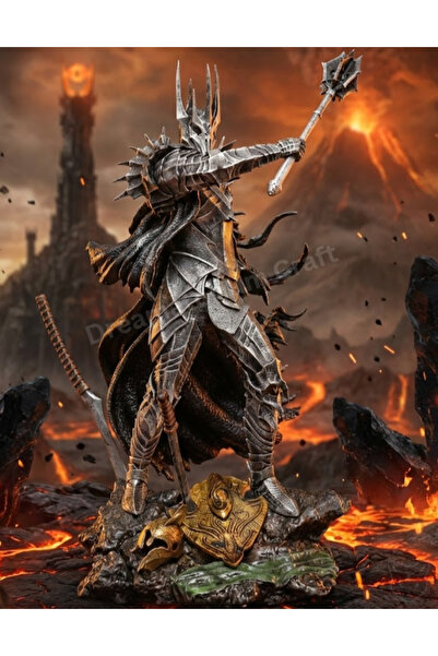 Dreamatorium Craft Lord of the Rings Sauron - El Boyaması Özel Tasarım Reçine...