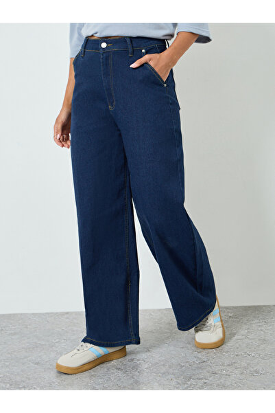 Styli Women High Rise Barrel Fit Jeans