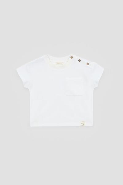 NBT BSC Bg Store Baby Boy White Tshirt