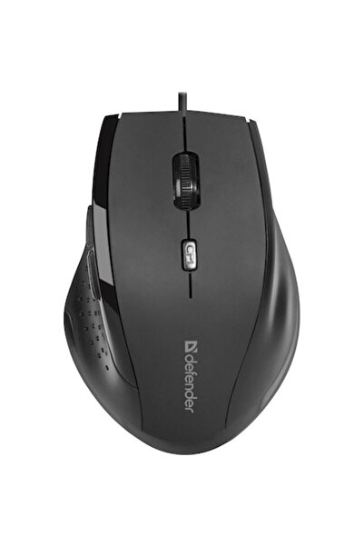 Defender Mouse cu fir, 1600 DPI, negru