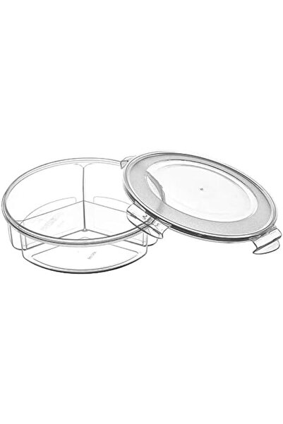 Nacario Nrcrioshop -3-Compartment Leak-Proof Sealed Locking Lid 1.35 Liter Ro...