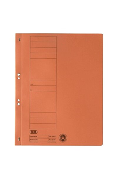 ELBA Dosar cu capse pentru cartonașe, portocaliu