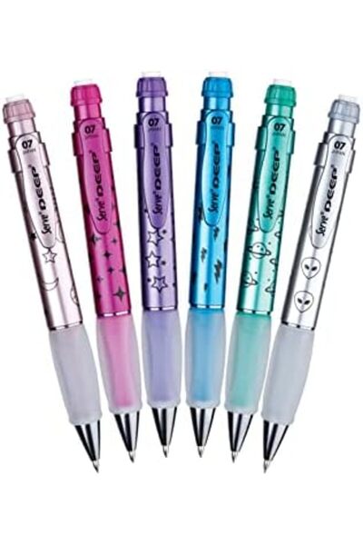 Nacario قلم رصاص ميكانيكي عميق من نركريوشوب، 0.7 ملم، نمط الكوكب الأخضر المعد...