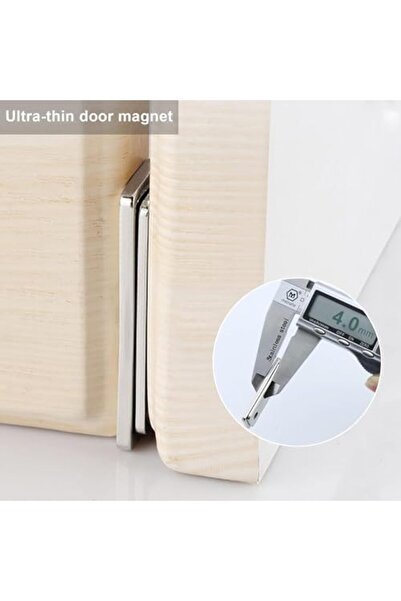 Nacario NrcrioShop 4 قطع من أقفال مغناطيسية، مغناطيسات ذاتية اللصق للأبواب، ل...