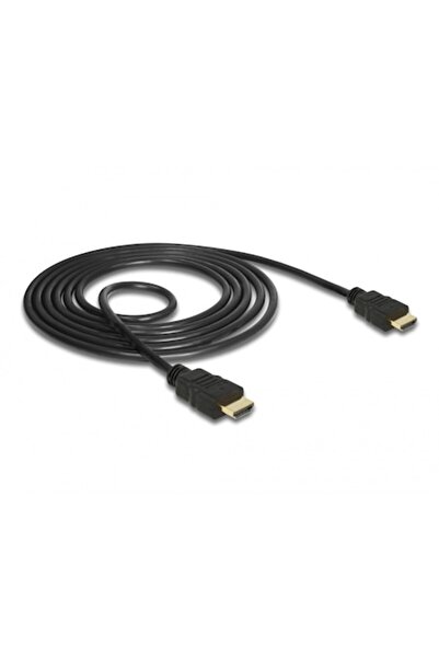 DELOCK Cablu HDMI, Tip Ethernet, Conector HDMI, Lungime 1,5 m, Negru