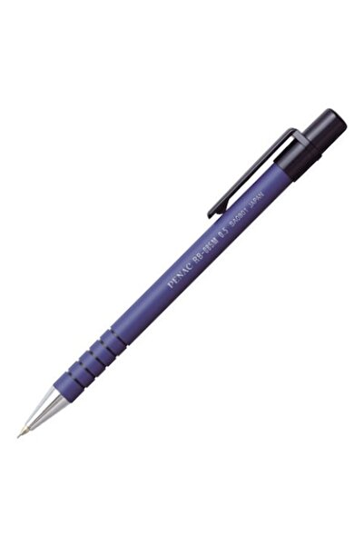 PENAC Механичен молив RB-085M, гумен захват, 0.5 мм, конусовиден и метален вр...