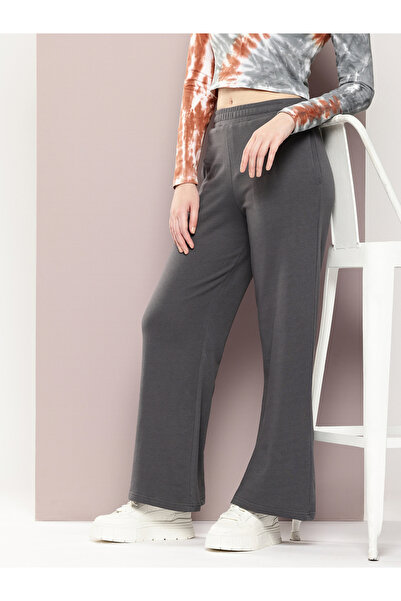 Dillinger By Styli Women Grey Extra Baggy Korean Pant