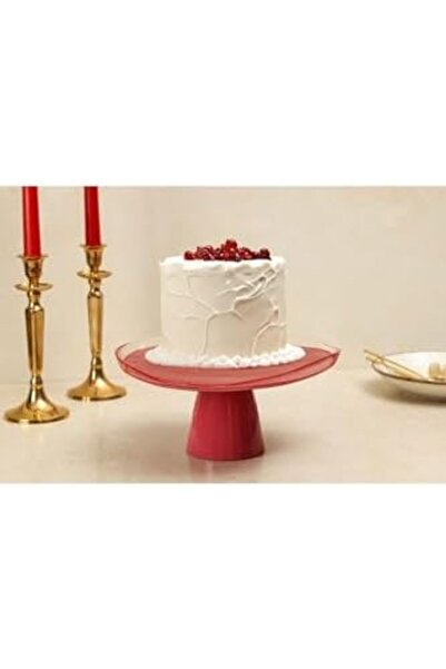 Nacario Nrcrioshop Ripple Pink Footed Plate 28 cm 1201248