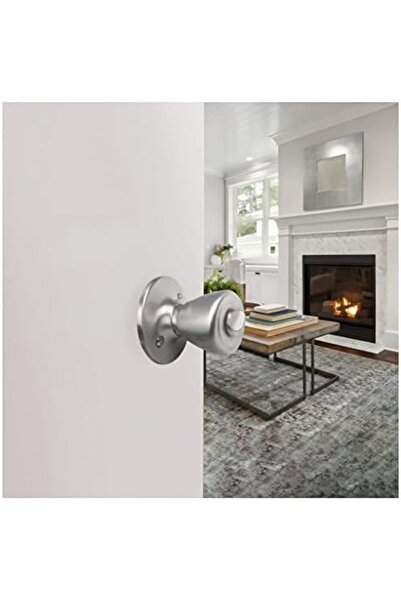 Nacario مقبض باب NrcrioShop 781906 Lale ذو اتجاهين للخصوصية، مجموعة خلفية قاب...