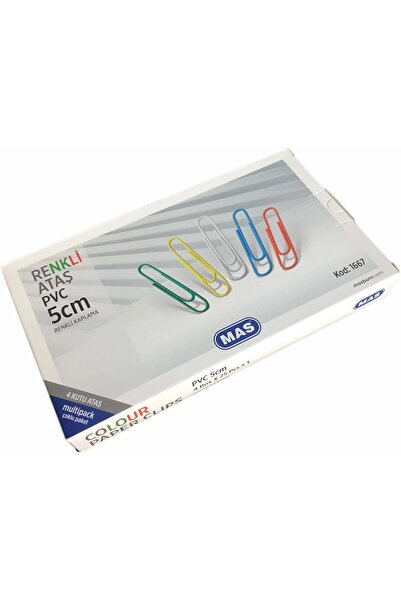 Nacario Nrcrioshop Multipack Colorful Giant Paper Clips Pvc Coated 5cm 4 Pack...