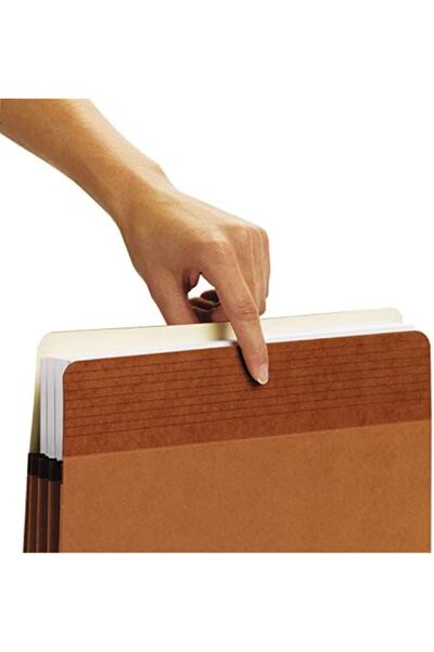 Nacario جيب ملفات من NrcrioShop، جيب ملفات مسطح، قابل للتوسيع 3 - 1/2 بوصة، م...