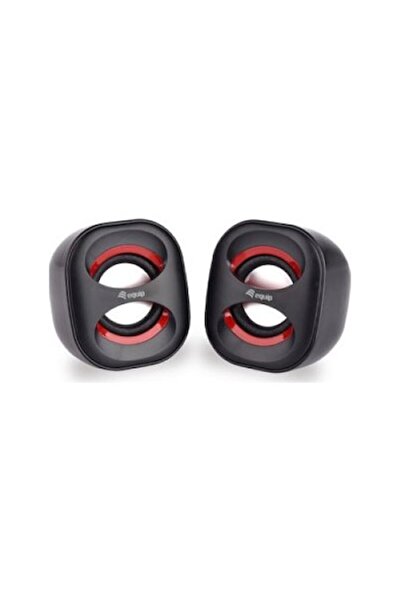 EQUIP Boxe USB, Negru/Roșu