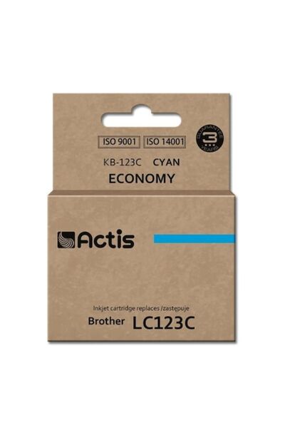 Actis Cartuș de cerneală cyan KB-123C pentru imprimanta Brother