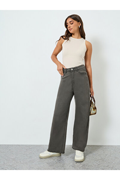 Styli Women High-Rise Wide Leg Jeans